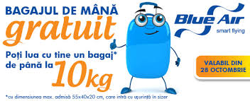 Ca bagaj de mână este admisă o singură piesă de bagaj care nu poate depăși 10 kg și dimensiunea de 55 cm x 40 cm x 20 cm. Blue Air A Marit Limita De Greutate A Bagajului De Mana De La 7 La 10 Kg Clubul Presei Transatlantice