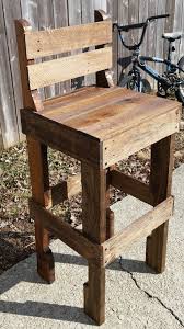 Explore sonja white's board adirondack plans on pinterest, free adirondack chair plans templates custom made extra tall bar chair plans. Bar Stool Made From Pallets Novocom Top