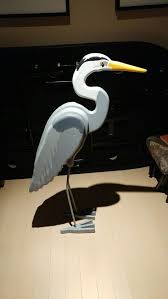 Blue Heron Holzerne Statue 42 Gross Hergestellt Aus 2x12 Und Einigen Beinen Fur Die Beine Beine B Deco Bois Deco Peinture Arts Creatifs En Bois