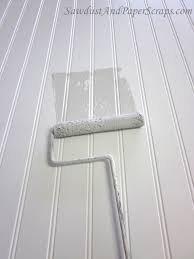 Lay the template onto the beadboard and tape it in place using painter's tape. Quick And Easy Way To Paint Beadboard Sawdust Girl