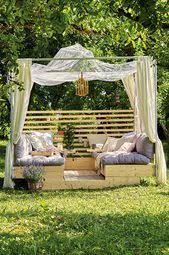 Urlaubsfeeling Mit Deiner Selbstgebauten Gartenlounge Hier Die Anleitung Zum Ba Anleitu Garden Furniture Wood Diy Garden Furniture Diy Outdoor Furniture