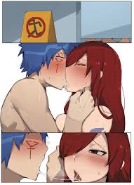 Erza scarlet and jellal kiss