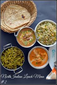 North Indian Lunch Menu 2 Chapati Dal Makhani Paneer Butter Masala Cluster Beans Curry Vegetable Pulao Cur Indian Food Recipes Veg Dishes Indian Cooking