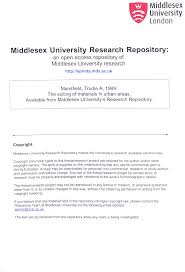 Middlesex University Research Repository