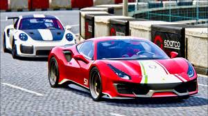 Compare the ferrari 488 pista, mclaren 720s spider, and porsche 911 gt2 rs side by side to see differences in performance, pricing, features and more Ferrari 488 Pista Vs Porsche 911 Gt2 Rs Highlands Youtube