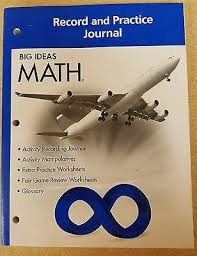 Big Ideas Math Record Amp Practice Journal Grade 8 Course 3 Blue 9781608404636 Big Ideas Math Math Math Methods