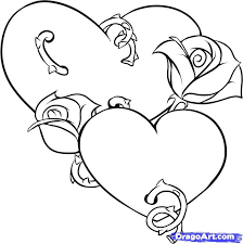 You can use our amazing online tool to color and edit the following skull and roses coloring pages. Coloring Pages Of Roses And Hearts Coloring Home