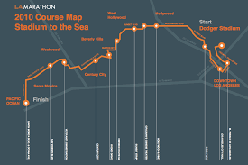 La Marathon 2010 Course Map Full Steam Marathon