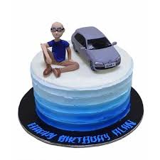 There are so many cake designs catered to women and girls. Men And Car Cake