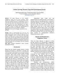Berhasil ditambahkan ke keranjang belanja anda. Pdf Online Learning Theories Gaps And Contemporary Issues Fariza Khalid Academia Edu