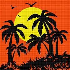 Гоблен със схема ПАЛМИ