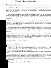 Queridos hermanos agentes de liturgia: Doc Guion Misa Primeras Comuniones Full Size Png Download Seekpng