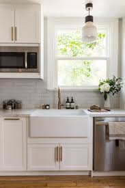 As our thin brick tile is cut to only 1/2 thickness, you can install the material just like any other backsplash tile. White Washed Brick Kitchen Ideas Photos Houzz