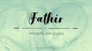 (bentuk lain dari mahomet) berdoa dengan baik asal : Arti Nama Fathir Tentangnama