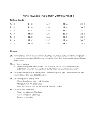 Spm plus 2019 sd kunci jawaban. Https Sdnkedunglo2 Files Wordpress Com 2019 01 To Spm Plus Usbn Sd 2019 Ipa Paket 1 Kunci Pdf