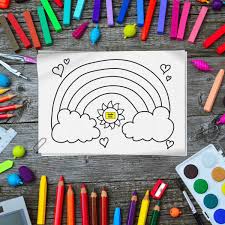 Du findest in dieser kategorie verschiedene motive zum thema diverse malvorlagen zum ausdrucken. Fur Kinder Der Regenbogen Zum Ausmalen Radio Koln