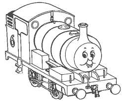 Gambar mewarnai kereta api sederhana untuk anak paud dan tk komik anak anak warna. Mewarnai Thomas Coloring And Drawing