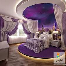 ديكورات جبس غرف نوم مودرن purple bedroom design purple bedrooms fancy bedroom