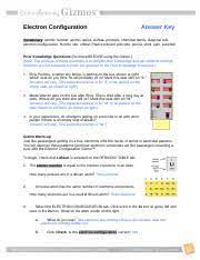 Electron configuration worksheet answer key electron configuration. Electronconfigurationse Key 1 Doc Electron Configuration Answer Key Vocabulary Atomic Number Atomic Radius Aufbau Principle Chemical Family Diagonal Course Hero