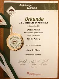Jesteburger Volkslauf 2019 2 Platz Fur Stefan Wahle Volkslaufe Nordic Walking Walking