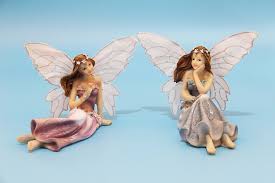 Welcome the fairies, gnomes and pixies in to your garden with a fairy door and windows! Buy Fairy Garden Fairy Figurines Garden Fairies Sitting Girls Set Of 2 Pcs Kit For Outdoor Or House Decor Hand Painted Resin Figurines For Garden Indoor Decor Gift In