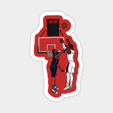 Damian lillard shuts up russell westbrook once and for all with game winner vs thunder in game 5! Damian Lillard Game Winner Vs The Thunder Nba Portland Trailblazers Nba Magnet Teepublic De