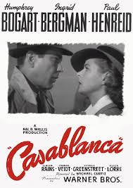 Humphrey bogart, ingrid bergman, paul henreid, claude rains rick blaine (humphrey bogart), who owns a nightclub in casablanca, discovers his old flame ilsa (ingrid bergman) is in town with her husband, victor laszlo (paul henreid). Casablanca 1942 Animated Movie Posters