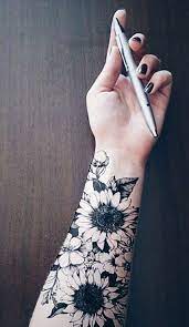 100 Of Most Beautiful Floral Tattoos Ideas Sunflower Tattoo On Wrist Tattoos Sunflower Tattoo Shoulder