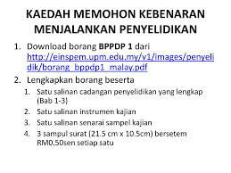 Contoh surat kebenaran menjalankan kajian kes isu sosial di kawasan setempat. Kaedah Memohon Kebenaran Menjalankan Penyelidikan Ppt Download