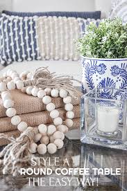 Before we get into how to style a coffee table, i think it would make sense to discuss the coffee table a little, first. Style A Round Coffee The Easy Way Stonegable