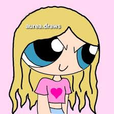 Customised Blonde Sneaky Power Puff Cartoon Wallpaper Powerpuff Cartoon