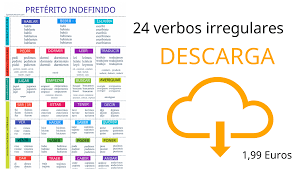 Ejercicios De Preterito Indefinido Conjugacion De Verbos Verbos Irregulares Espanhol Verbos