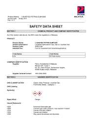 31st december 2020 preparation date: Petron Safety Data Sht Lpg
