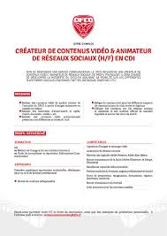 Besoin d'une lettre de motivation parfaite en quelques minutes ? Integrez Le Service Communication Du Dfco Le Sport Business
