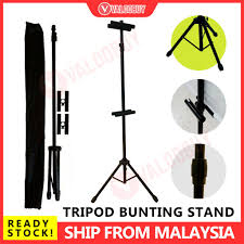 Bunting tripod stand (inkjet printing). Tripod Bunting Banner Stand Double Sided Shopee Malaysia