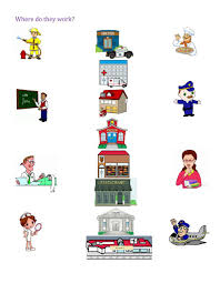 Jobs And Occupations Interactive And Downloadable Worksheet You English Worksheets For Kids Kindergarten Math Worksheets Addition Community Helpers Preschool