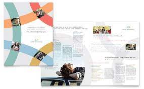 Showcase your business or products by picking and editing professional flyer templates. Car Insurance Company Brochure Template Design