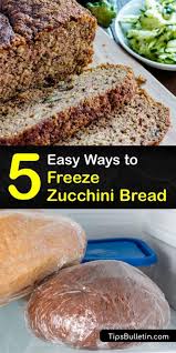 I brought zucchini bread to the party because i know we're all looking for ways to use it up right now. 5 Easy Ways To Freeze Zucchini Bread