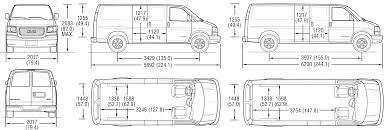 Gmc Savana 2007 Blueprint Download Free Blueprint For 3d Modeling Cargo Van Chevy Express Van Interior