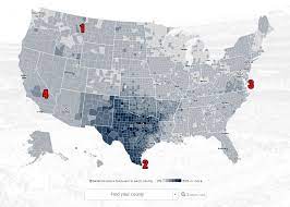 A County By County Breakdown Of Nfl Fans On Twitter Are Dallas Cowboys America S Team
