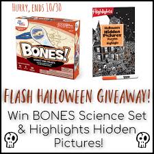 Check spelling or type a new query. Flash Halloween Giveaway Bones Science Set Highlights Hidden Pictures Us Ends 10 30 Mom Does Reviews