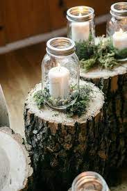 Are you searching for winter woodland wedding decorations for your big day? 55 Relaxed Summer Woodland Wedding Ideas Mason Jar Candles Wedding Ideas Small Budget Mason Jar Wedding