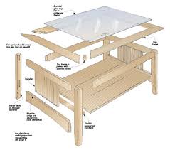 Arts & crafts coffee table. Craftsman Coffee Table Woodworking Project Woodsmith Plans
