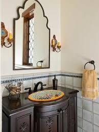 Astonishing small bathroom decor mexican style pink wall staircase, bath tub, blue ceramic tile. Bathroom Decor Organization Spanish Style Bathrooms Mexican Home Decor Hacienda Style Homes