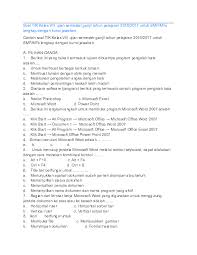 Soal Tik Kelas 9 Semester 1 Dan Kunci Jawaban 2018 Ilmusosial Id