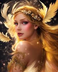 A beautiful goddess🙂 fairy hair,