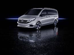 Mercedes Previews Electric V Class Van With Concept Eqv Electric Van Geneva Motor Show Mercedes Benz