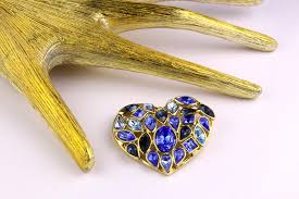ysl vintage brooch