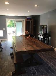 Farm Table Farmhouse Table Trestle Table Dine Room Table Dine Table Rustic Furniture Vintage Farmhouse Table Farm Farmhouse Table Farm Table Dining Table