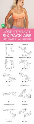 10 core strength 6 pack abs exercise routine